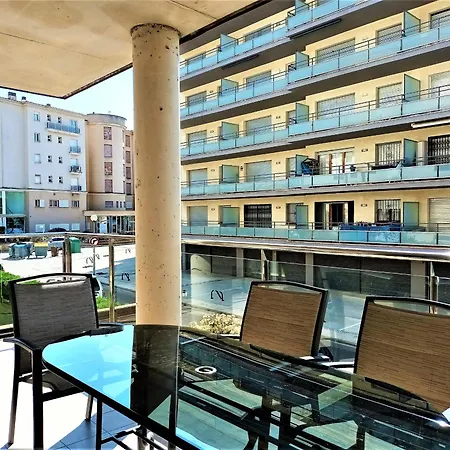 En Roses: Terraza, A/a, Wifi, Parking, 2ª Linea De Playa - Es-258-89 Апартаменты *